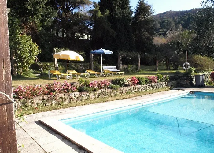 Villa Vnc13v4, Encantadora Casa E Piscina, Vista Rio Min Gondar E Orbacem